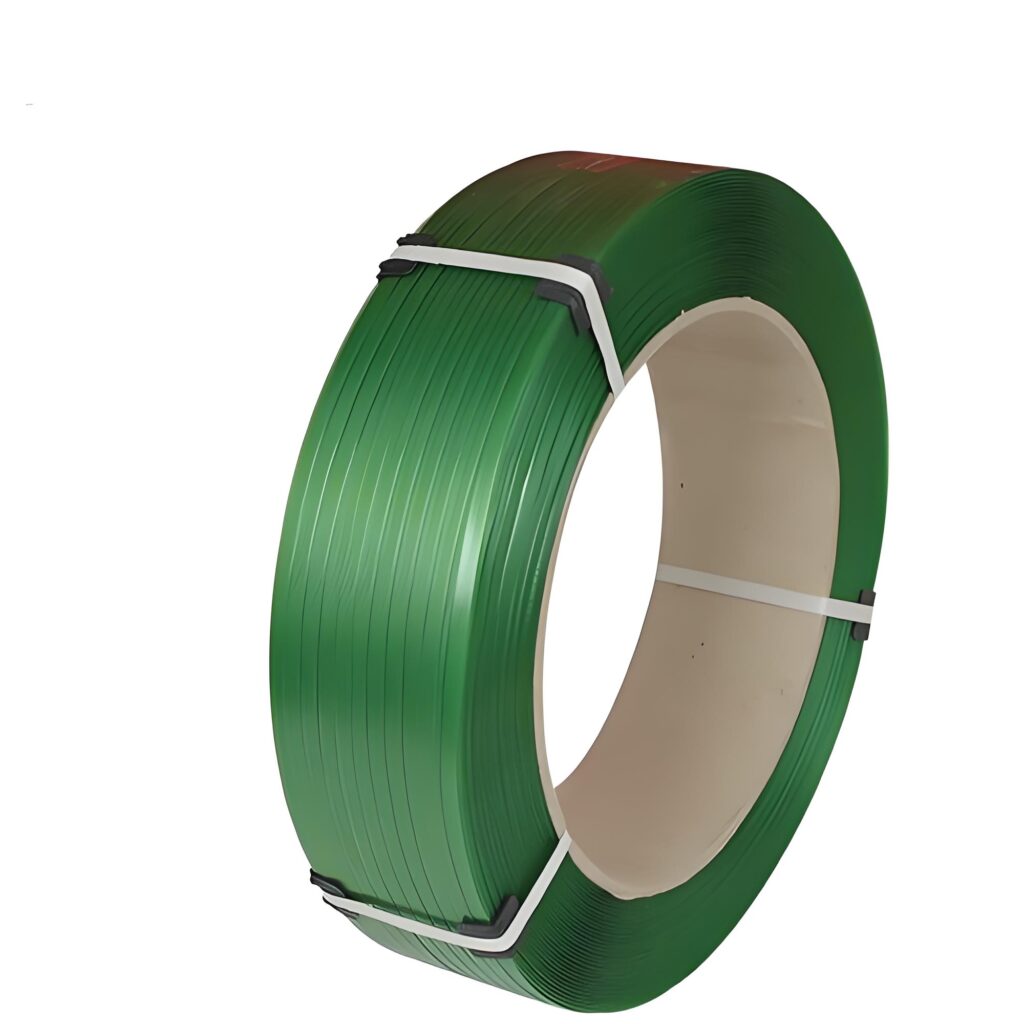 Manual plastic strapping band for retail and warehouse use