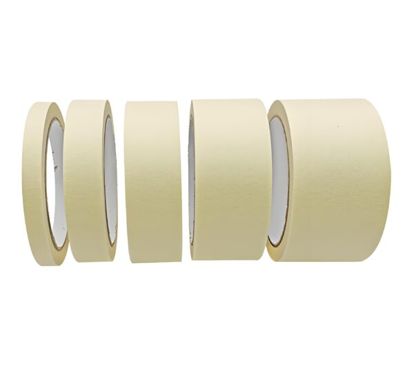 Premium masking tape roll, ideal for precision painting, crafting, and DIY projects.